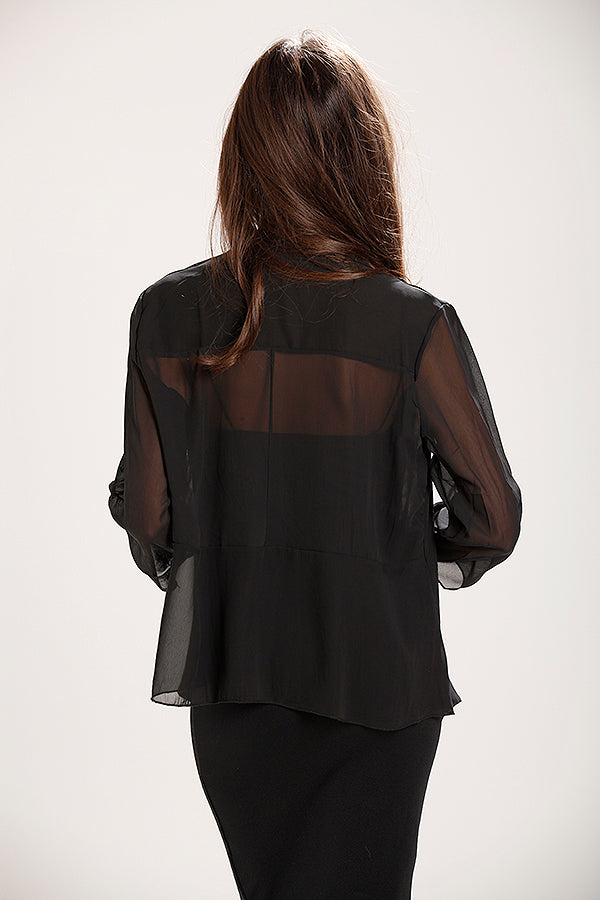 Black Jacket Style Black Cardigan – Central Chic