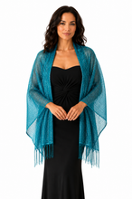 Load image into Gallery viewer, Champagne Gold Shimmer Shawl