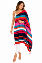 Load image into Gallery viewer, Bright Graphic Print Large Shawl &amp; Sarong