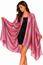 Load image into Gallery viewer, Orange Shimmery Shawl