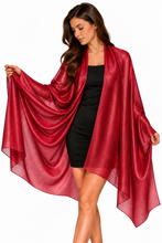 Load image into Gallery viewer, Lilac Shimmery Shawl