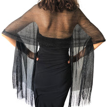 Load image into Gallery viewer, Ruby Red Shimmer Shawl