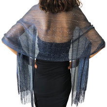 Load image into Gallery viewer, Ruby Red Shimmer Shawl