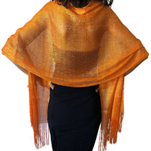 Load image into Gallery viewer, Champagne Gold Shimmer Shawl