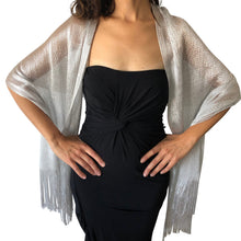 Load image into Gallery viewer, Ruby Red Shimmer Shawl