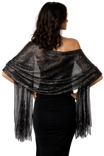 Load image into Gallery viewer, Champagne Gold Shimmer Shawl
