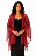 Load image into Gallery viewer, Champagne Gold Shimmer Shawl