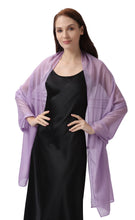 Load image into Gallery viewer, Lilac Large Silky Shimmer Pashmina Shawl