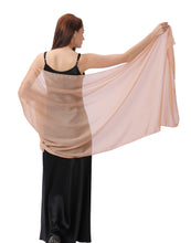 Load image into Gallery viewer, Mocha Large Silky Shimmer Pashmina Shawl