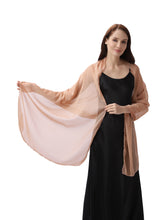 Load image into Gallery viewer, Mocha Large Silky Shimmer Pashmina Shawl