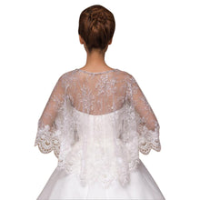 Load image into Gallery viewer, Central Chic Wedding Shawl Poncho