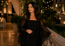 Load image into Gallery viewer, Sequin Butterfly Pashmina Shawl
