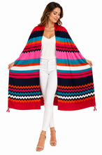 Load image into Gallery viewer, Bright Graphic Print Large Shawl &amp; Sarong