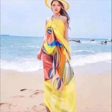 Load image into Gallery viewer, Bright Yellow Chiffon Sarong