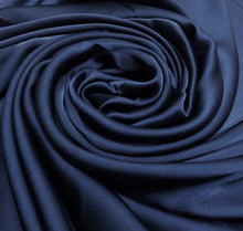 Load image into Gallery viewer, Large Silky Navy Blue Pashmina