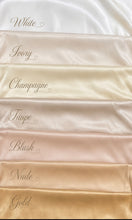 Load image into Gallery viewer, Large Silky Taupe Satin Pashmina