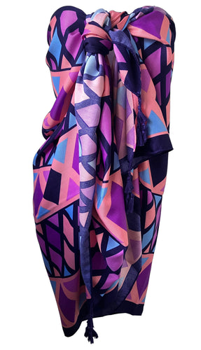 Beautiful Motif Beach Sarong & Shawl