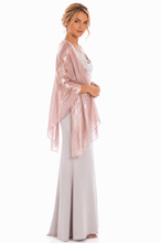 Load image into Gallery viewer, Dusky Pink Pashmina Shawl