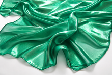 Load image into Gallery viewer, Emerald Green Silky Wedding Wrap Pashmina Scarf
