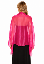 Load image into Gallery viewer, Hot Pink Silky Wedding Shawl
