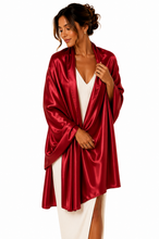Load image into Gallery viewer, Large Silky Burgundy Pashmina