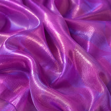 Load image into Gallery viewer, Royal Purple Iridescent Pashmina Wedding Wrap Scarf