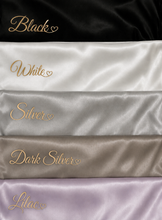 Load image into Gallery viewer, Large Silky Satin Light Silver Pashmina