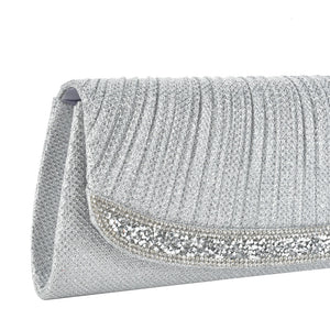 Silver Evening Clutch