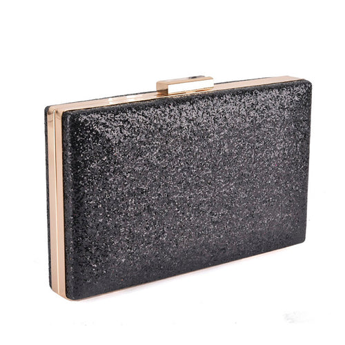 Black Glitter Clutch