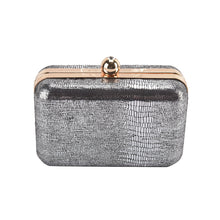 Load image into Gallery viewer, Hardcase Dark Silver Clutch