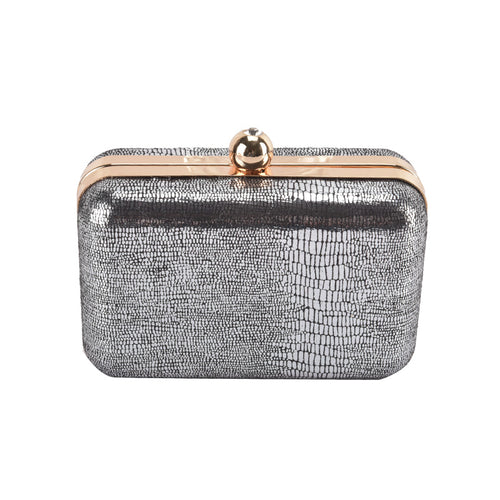 Hardcase Dark Silver Clutch