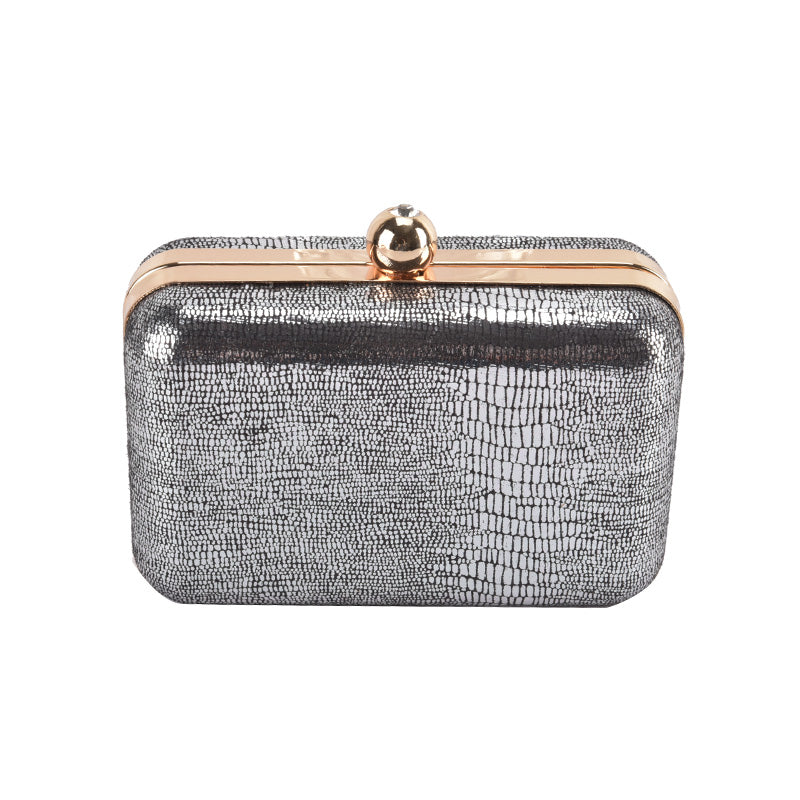 Hardcase Dark Silver Clutch