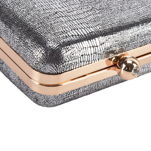 Hardcase Dark Silver Clutch
