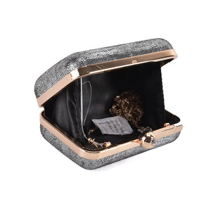 Hardcase Dark Silver Clutch