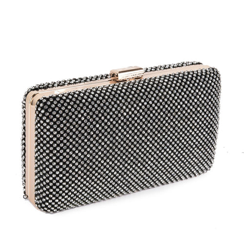 Black Crystal Clutch