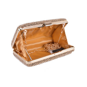 Gold Crystal Clutch