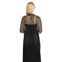 Load image into Gallery viewer, Black Sequin Scarf