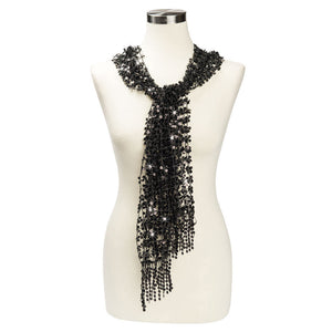 Black Sequin Scarf