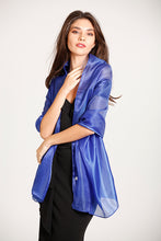 Load image into Gallery viewer, Central Chic Royal Blue Shawl for weddings and parties
