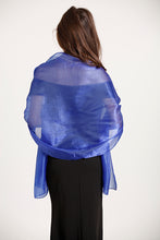 Load image into Gallery viewer, Central Chic Royal Blue Shawl for weddings and parties