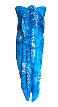 Load image into Gallery viewer, Large Light Blue Sarong Fair Trade 