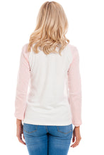 Load image into Gallery viewer, Pink Baseball Maternity &amp; Breastfeeding Top