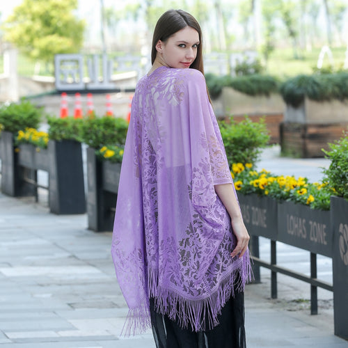 Purple Lace Kimono