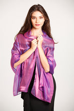 Load image into Gallery viewer, Central Chic purple wedding shawl