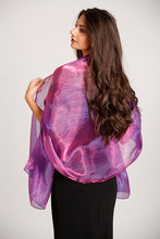 Load image into Gallery viewer, Central Chic purple wedding shawl