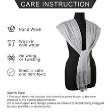Load image into Gallery viewer, Black Shimmer Shawl