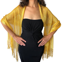 Load image into Gallery viewer, Yellow Gold Shimmer Shawl