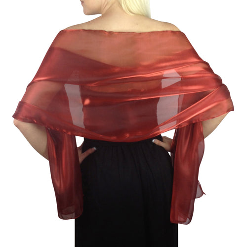 Central Chic dark red shawl for weddings and shawls