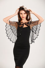 Load image into Gallery viewer, Black 1920s Sequin Capelet