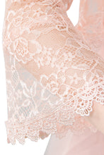 Load image into Gallery viewer, Pink Lace Open Cardigan
